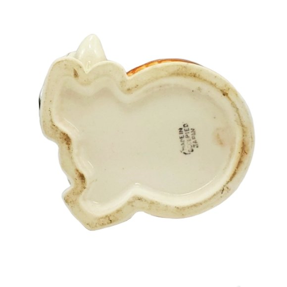 Occupied Japan Planter Sleeping Dog Potbelly Stove - Picture 6 of 7